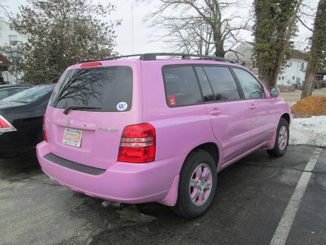 Saw this pinkish-purple SUV on my trip to the Cape last week. If I ever get a car, it will be this color.